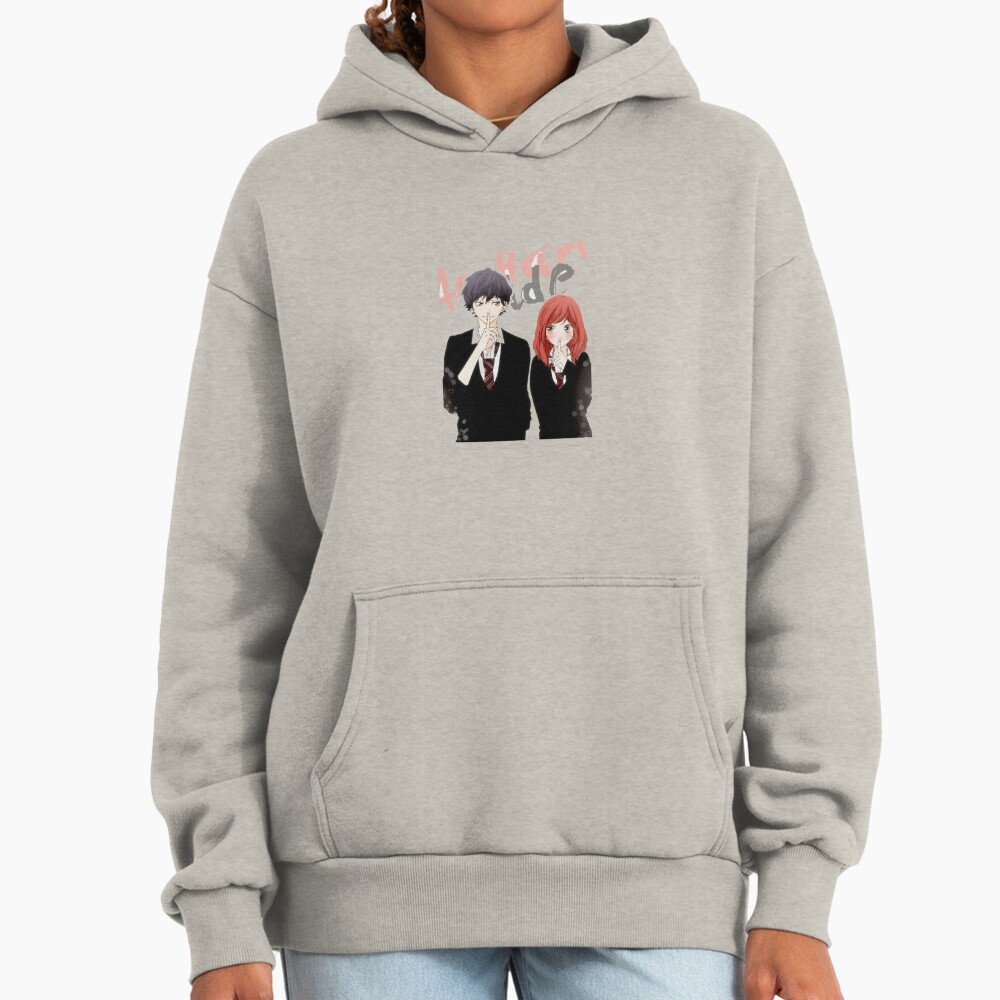 Anime Ao Haru Ride Blue Spring Ride Futaba And Kou Hoodie - Image 3