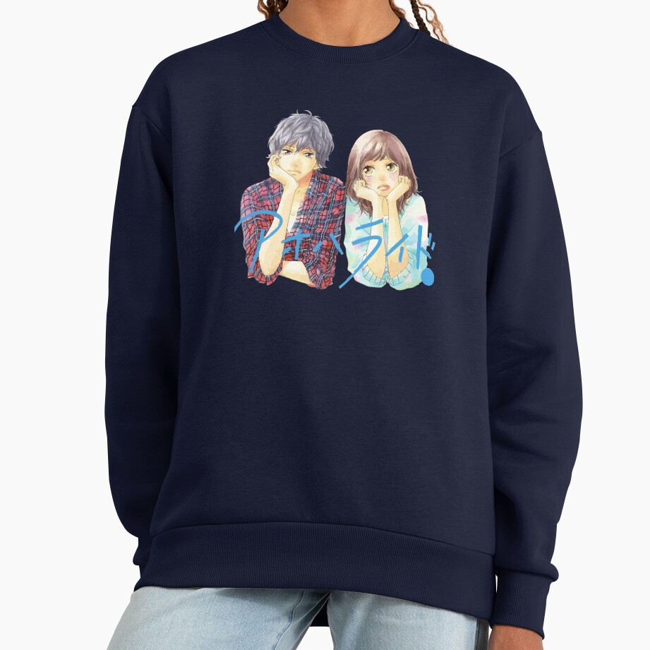 Anime Ao Haru Ride Futuba And Kou Sweatshirt - Image 5