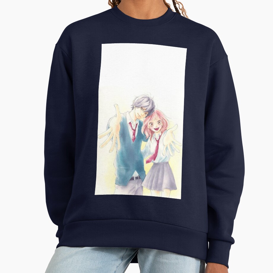 New Design Ao Haru Ride Blue Spring Ride Sweatshirt - Image 5