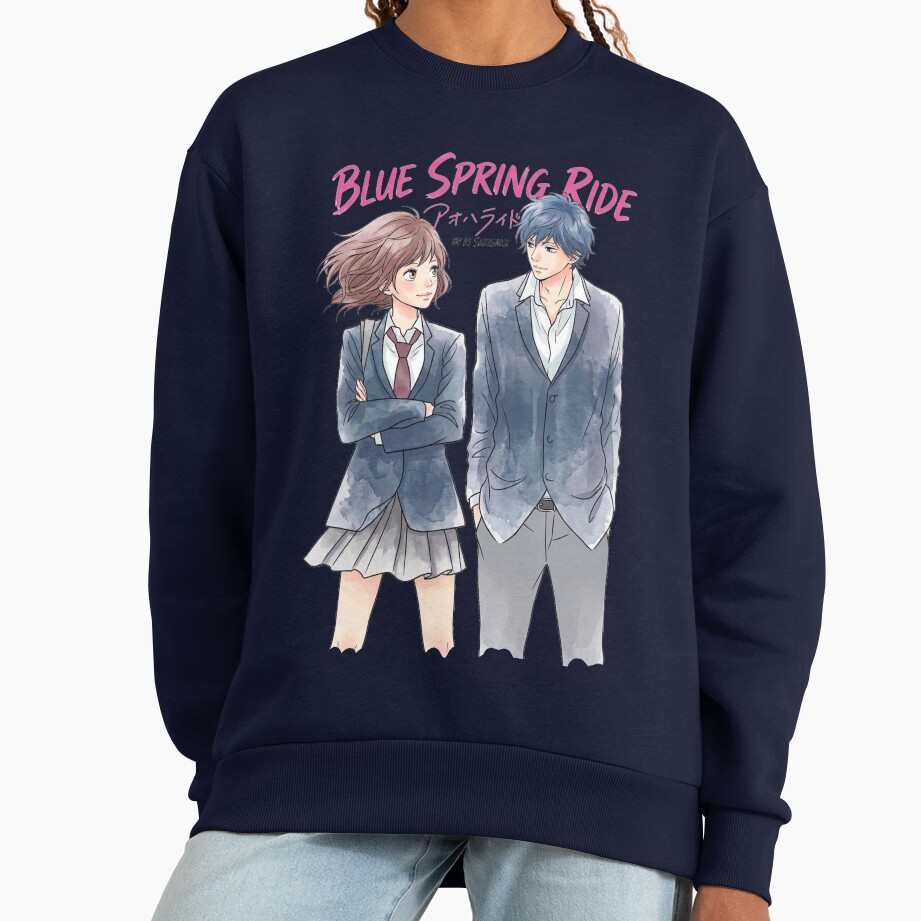 Futaba And Kou Ao Haru Ride Art Sweatshirt - Image 5