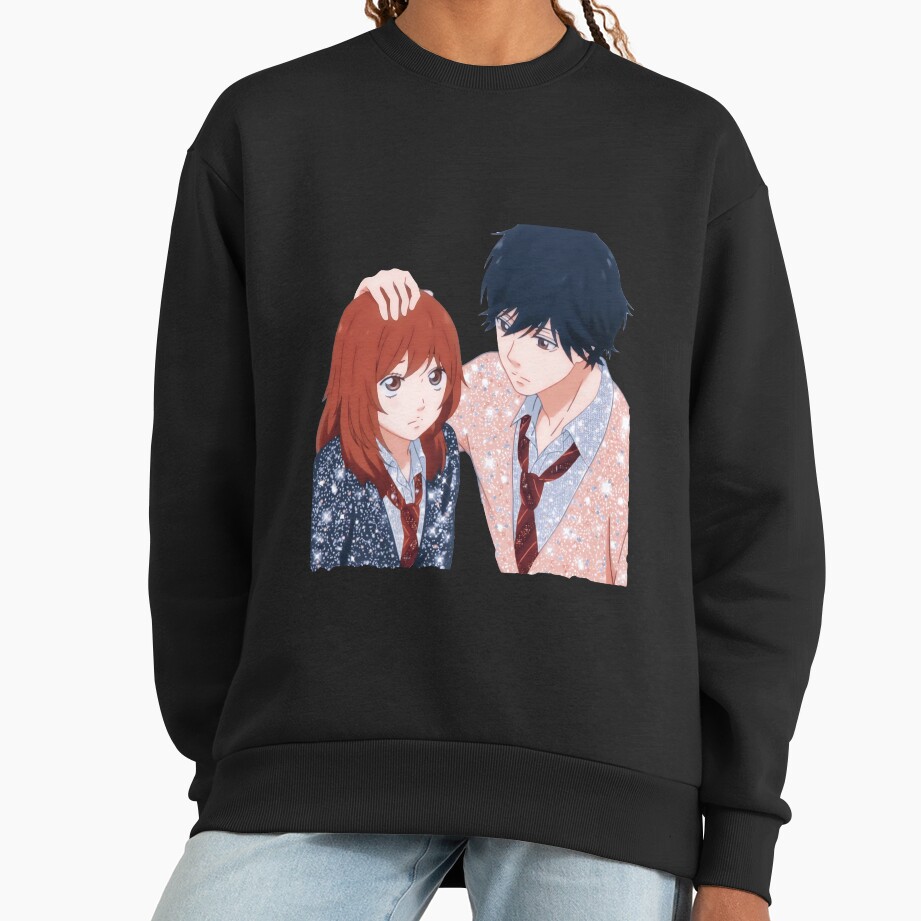 Ao Haru Ride Futaba Yoshioka And Mabuchi Kou Sweatshirt - Image 2