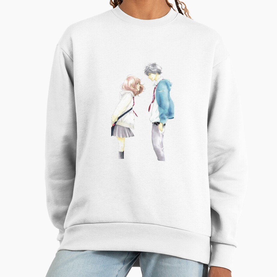 Ao Haru Ride Blue Spring Ride Futaba And Kou Sweatshirt - Image 2