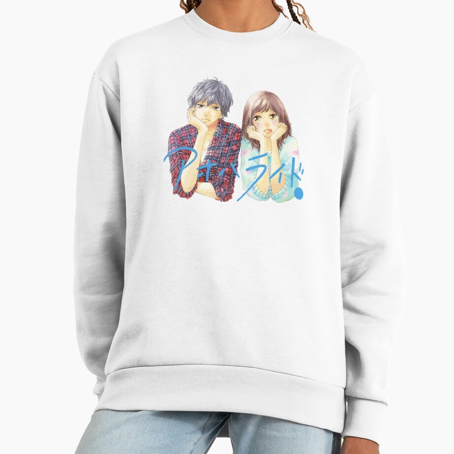 Anime Ao Haru Ride Futuba And Kou Sweatshirt - Image 2