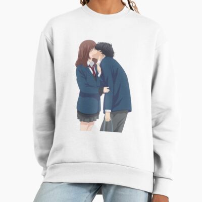 Ao Haru Ride Blue Spring Ride Futaba And Kou Kiss Sweatshirt