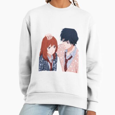 Ao Haru Ride Futaba Yoshioka And Mabuchi Kou Sweatshirt