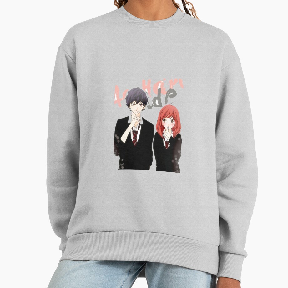 Anime Ao Haru Ride Blue Spring Ride Futaba And Kou Sweatshirt - Image 4
