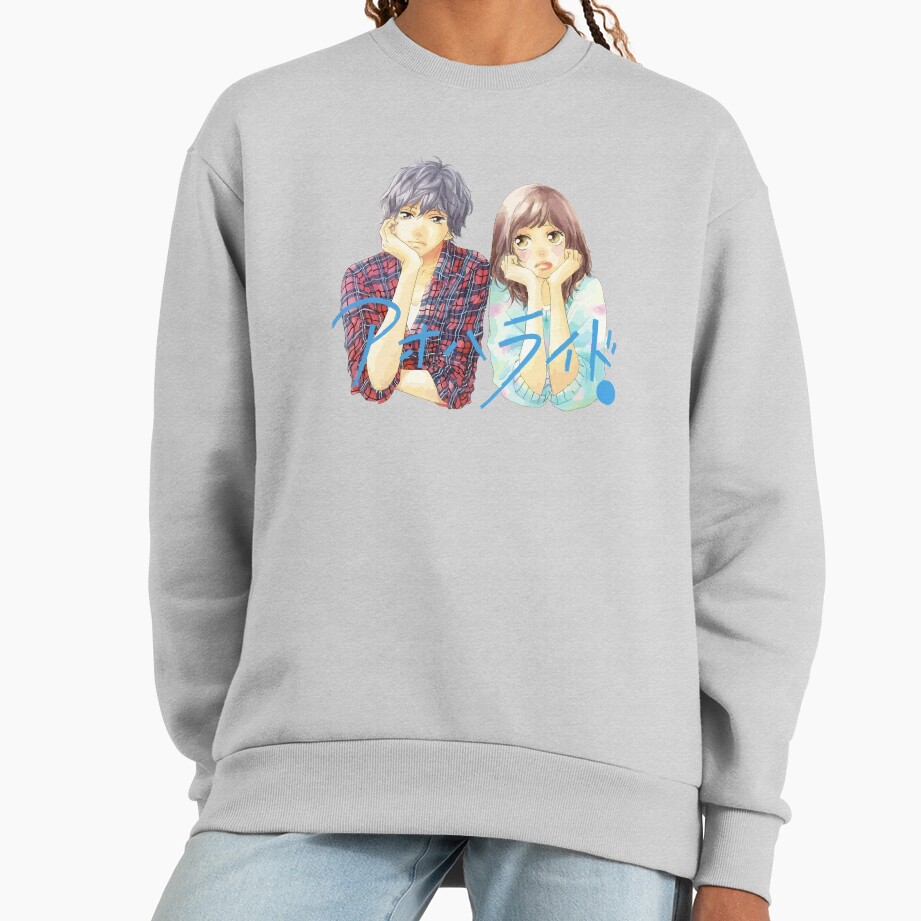 Anime Ao Haru Ride Futuba And Kou Sweatshirt - Image 4