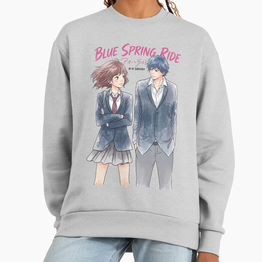 Futaba And Kou Ao Haru Ride Art Sweatshirt - Image 4