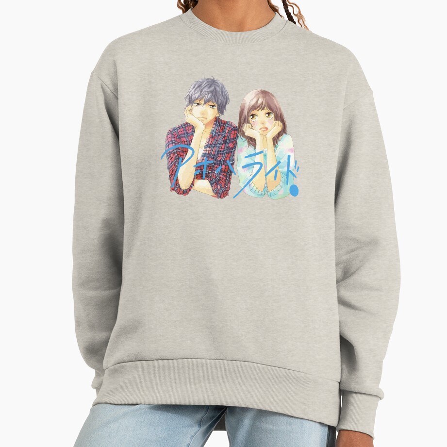Anime Ao Haru Ride Futuba And Kou Sweatshirt - Image 3