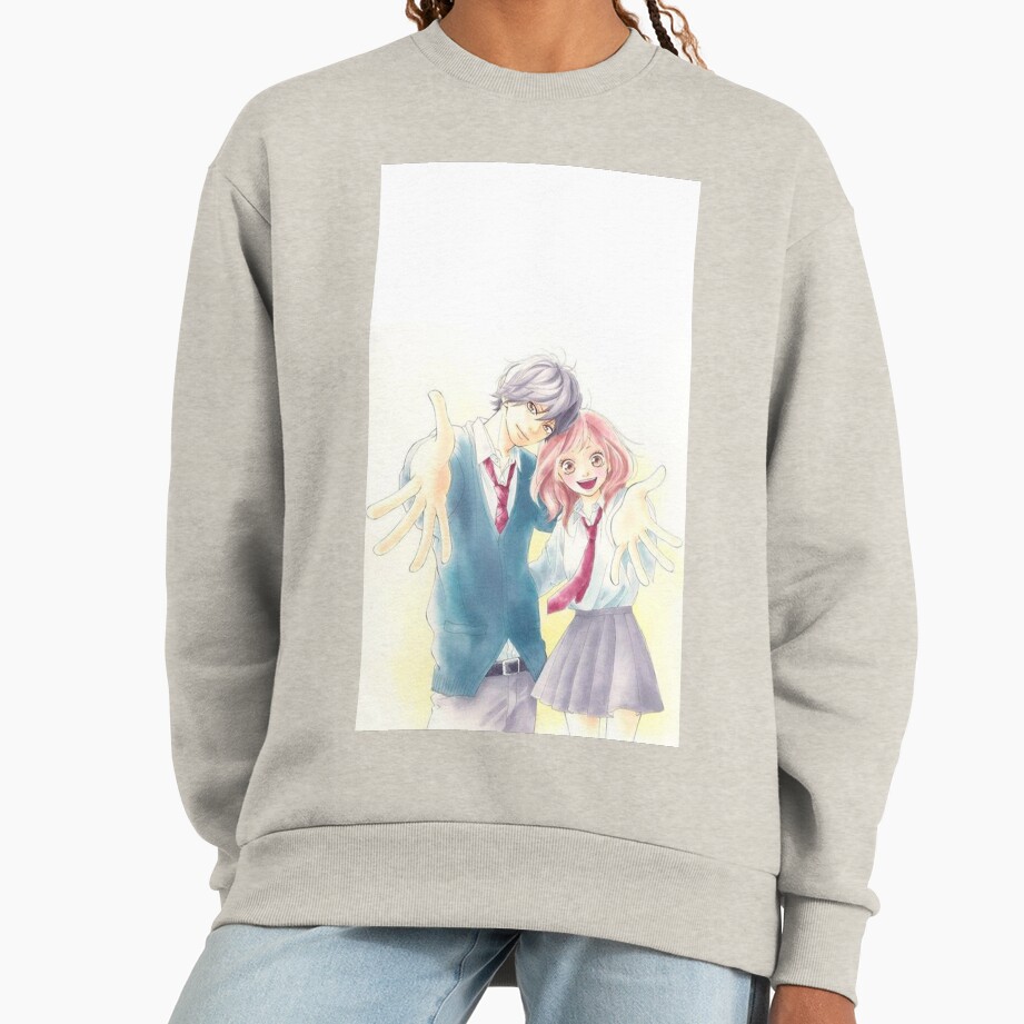 New Design Ao Haru Ride Blue Spring Ride Sweatshirt - Image 3