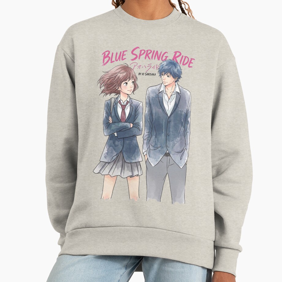Futaba And Kou Ao Haru Ride Art Sweatshirt - Image 3