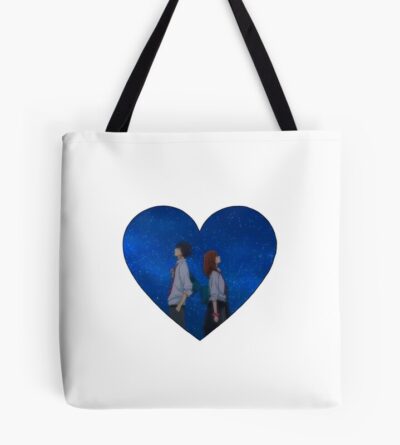 Ao Haru Ride Kou And Futaba Heart Tote Bag