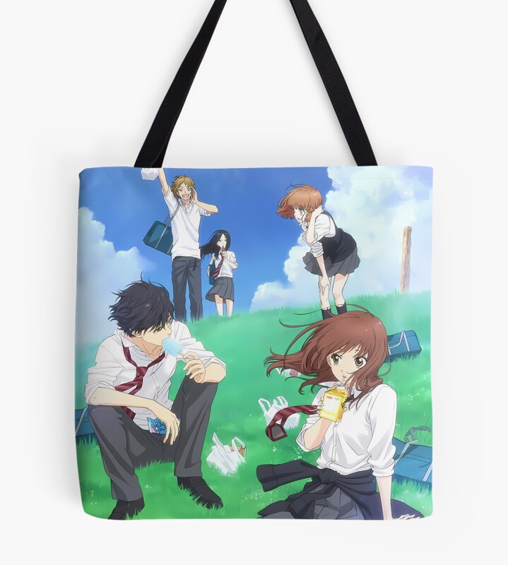 Ao Haru Ride Characters Tote Bag