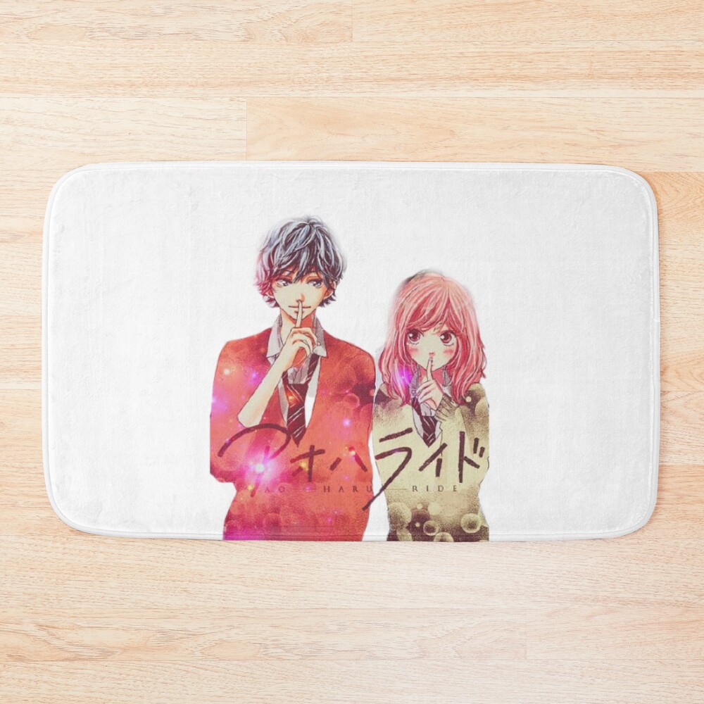 Ao Haru Ride Couple Vnintage Design Bath Mat