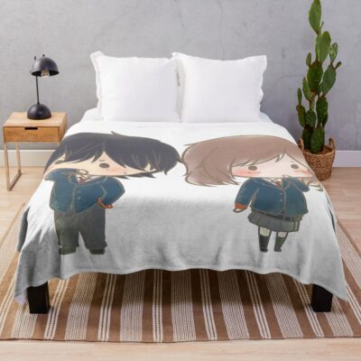 Ao Haru Ride Blue Spring Ride Romantic Throw Blanket