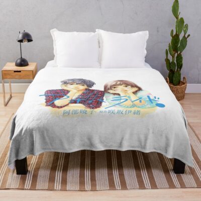 Ao Haru Ride Romantic Throw Blanket