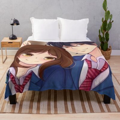 Ao Haru Ride Blue Spring Ride Couple Throw Blanket