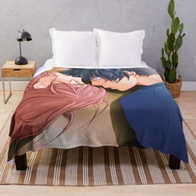Hot Ao Haru Ride Blue Spring Ride Romantic Throw Blanket