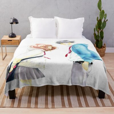 Ao Haru Ride Blue Spring Ride Moment Throw Blanket