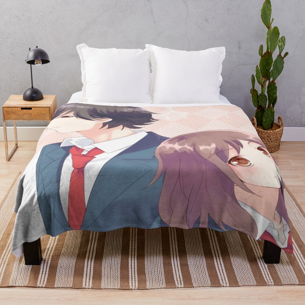 Ao Haru Ride Blue Spring Ride Bassic Throw Blanket