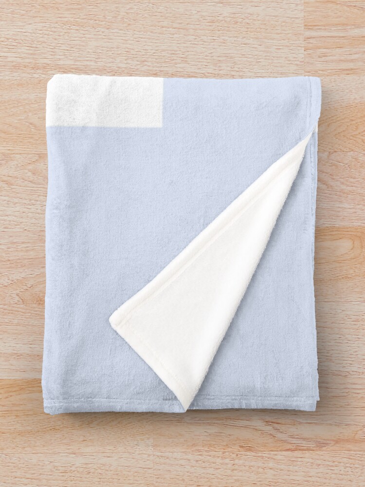 Blue Spring Ride Alternative Poster Throw Blanket - Image 2