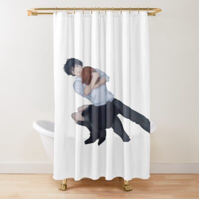 Ao Haru Ride Kou And Fataba Shower Curtain