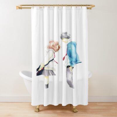 Ao Haru Ride Blue Spring Ride Moment Shower Curtain