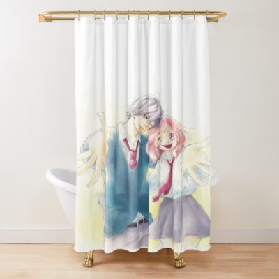 Ao Haru Ride Blue Spring Ride Unique Shower Curtain
