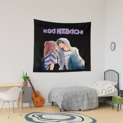 Futaba Yoshioka And Kou Mabuchi Anime Ao Haru Ride Tapestry