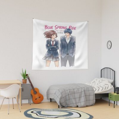 Futaba And Kou Ao Haru Ride Art Tapestry