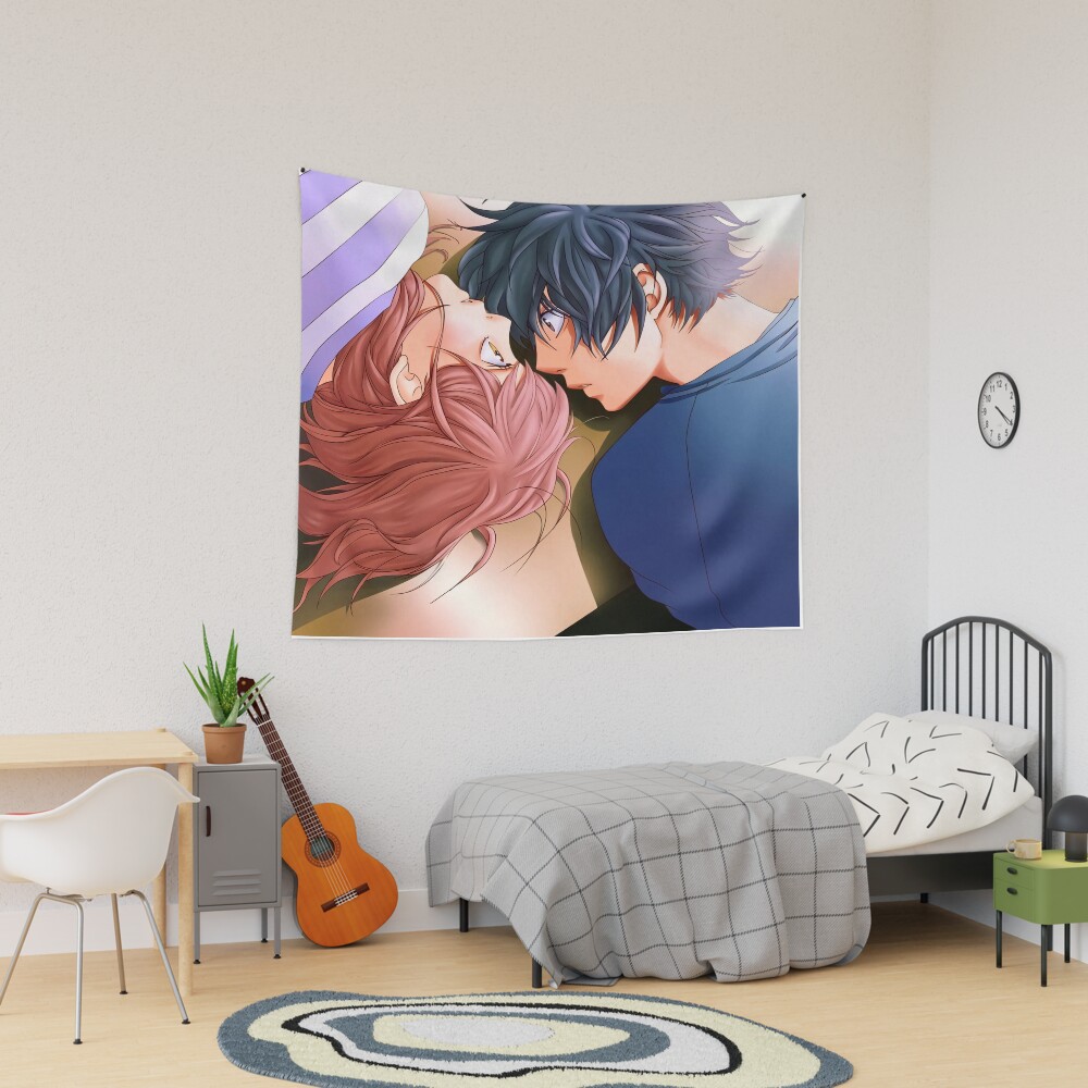 Hot Ao Haru Ride Blue Spring Ride Romantic Tapestry