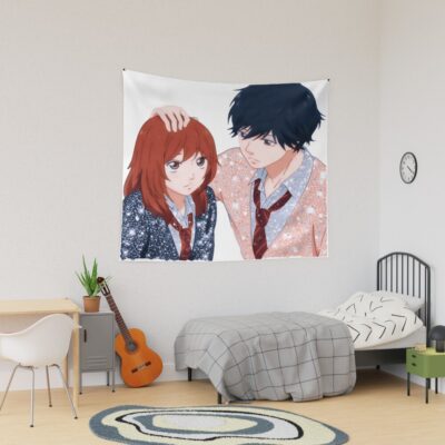 Anime Ao Haru Ride Futaba And Kou Tapestry
