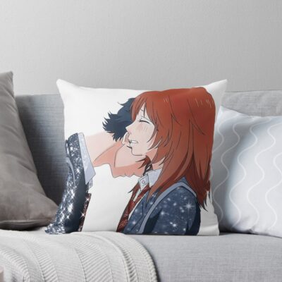 Best Selling Ao Haru Ride Kou And Futaba Throw Pillow