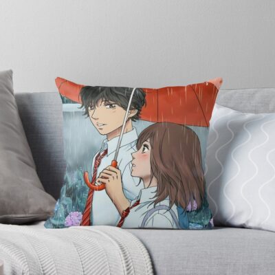 Best Ao Haru Ride Blue Spring Ride Romantic Throw Pillow