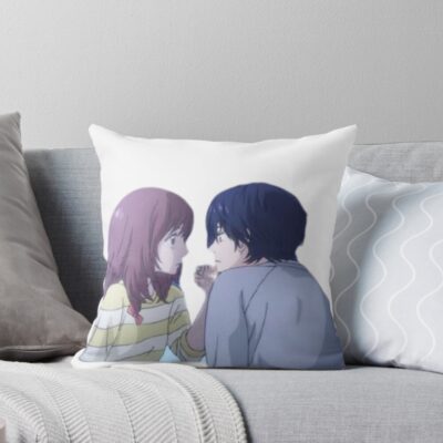 Ao Haru Ride Couple Throw Pillow