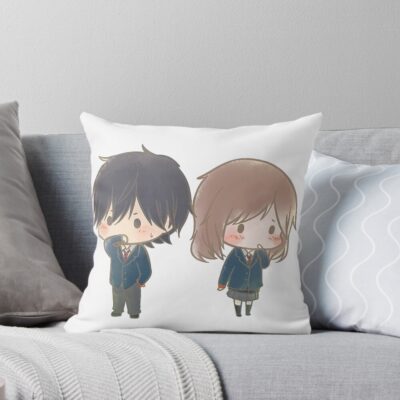 Ao Haru Ride Blue Spring Ride Romantic Throw Pillow
