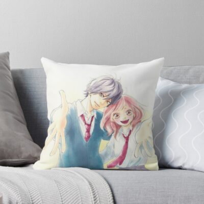 New Collection Ao Haru Ride Blue Spring Ride Throw Pillow
