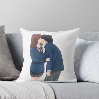 Ao Haru Ride Blue Spring Ride Throw Pillow